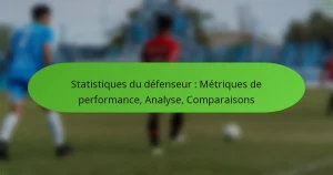 Statistiques du défenseur : Métriques de performance, Analyse, Comparaisons